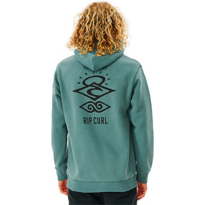 2022 Rip Curl Curl Search Icon-hoodie Voor Heren Cfegl9 - Blauwe Steen
